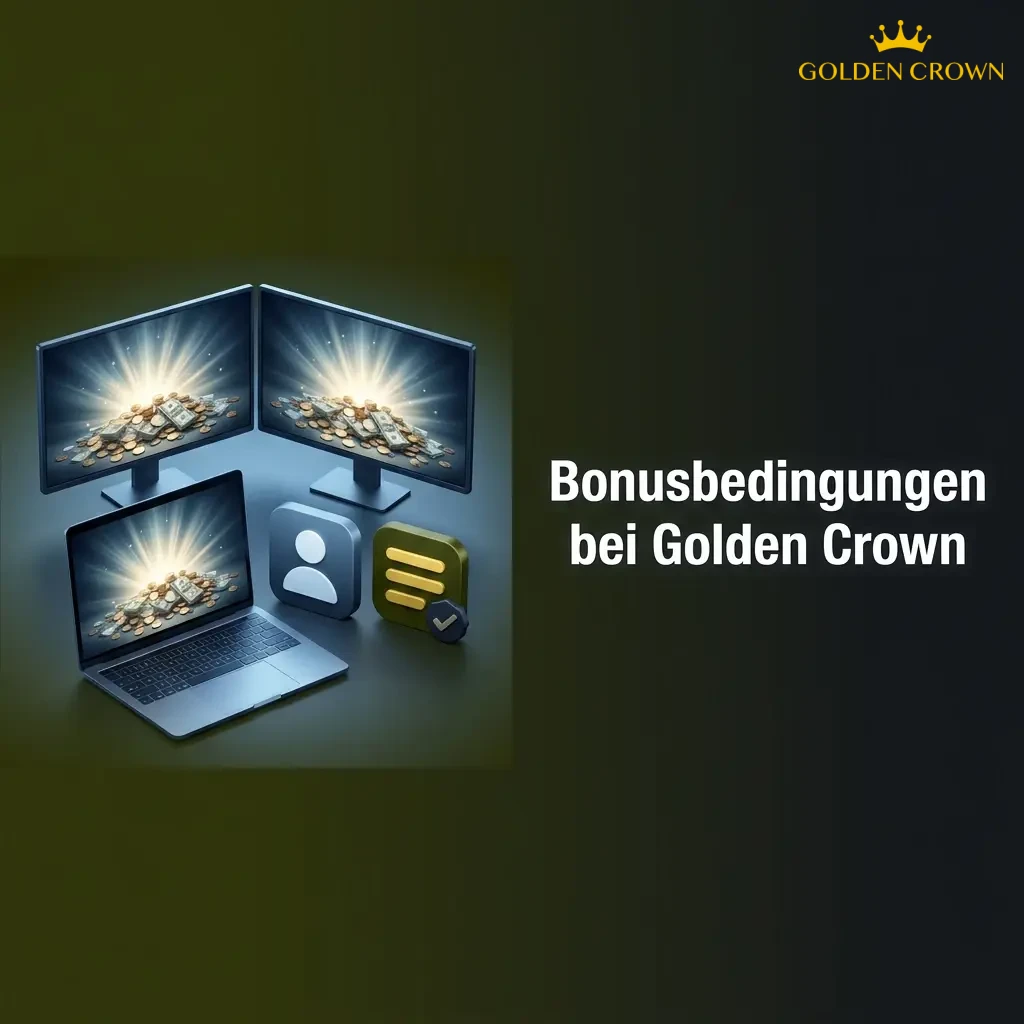Casino bonus terms document showing rules for Golden Crown, including deposit requirements and wagering conditions