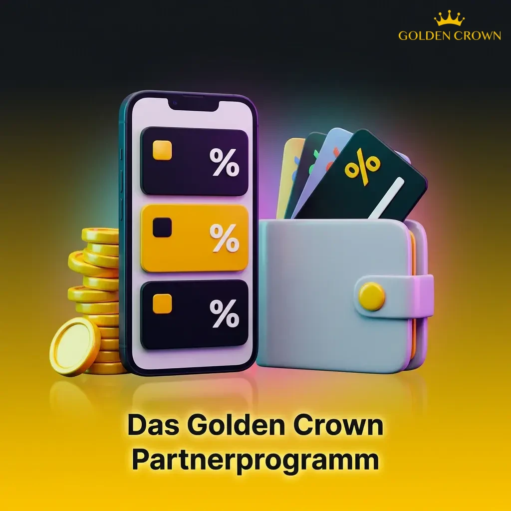 Golden Crown Partnerprogramm – Affiliate-Dashboard mit Revenue Share und CPA-Modellen für Online-Glücksspiel