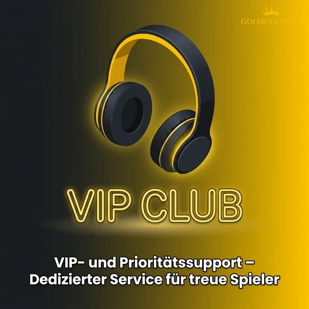 VIP support service at Golden Crown Casino offering priority assistance and dedicated account manager for loyal players