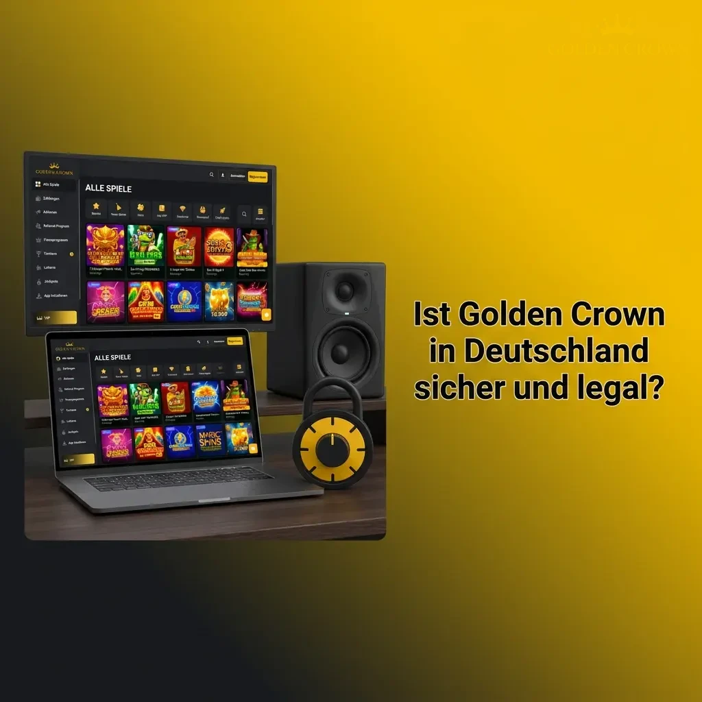 Golden Crown Casino mit Curaçao-Lizenz, SSL-Verschlüsselung und sicheren Spieloptionen für deutsche Spieler