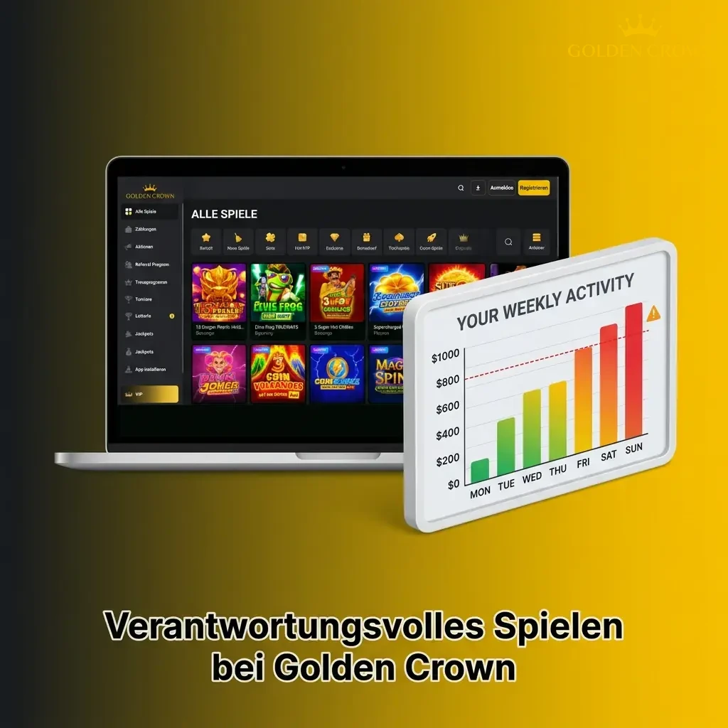 Golden Crown responsible gambling tools: deposit limits, self-exclusion, reality checks, and player protection features.